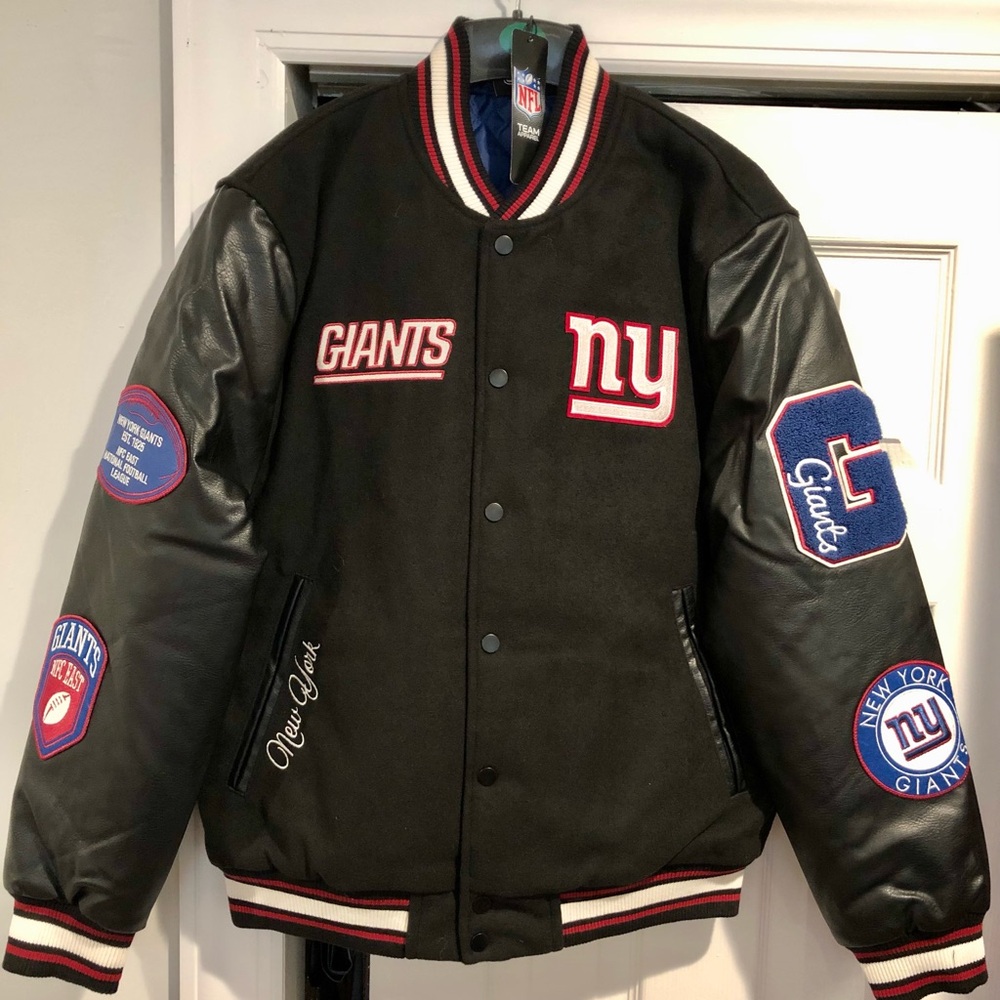 NFL NY Giants Varsity Jacket Medium
